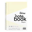 Silvine Tinted A4+ Notebook 8mm Lined with Margin 100 Pages Cream